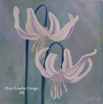 "Winter Whites" &copy; - Original art by Lee (Lowther) Kergin