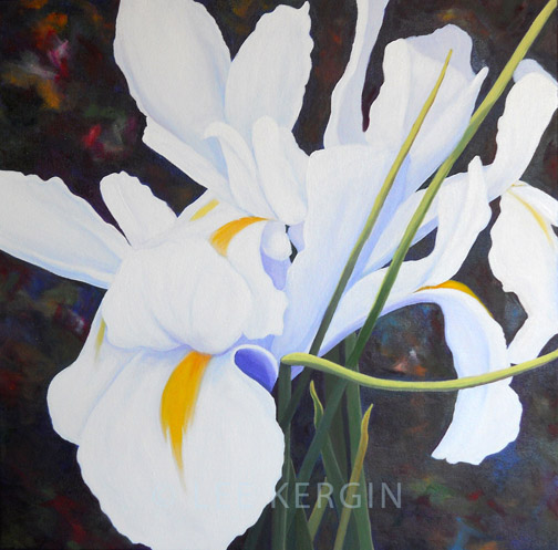 "Iris No. 2" &copy; - Original art by Lee (Lowther) Kergin
