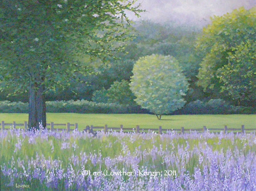 "Lavender Greens" &copy; - Original art by Lee (Lowther) Kergin