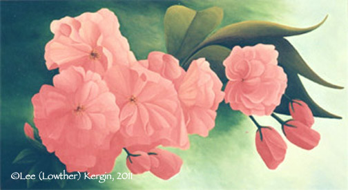"A Touch of Springtime" &copy; - Original art by Lee (Lowther) Kergin
