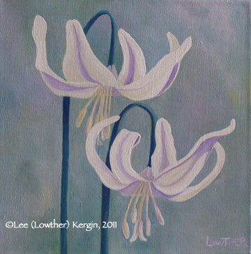 "Winter Whites" &copy; - Original art by Lee (Lowther) Kergin