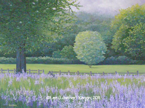 "Lavender Greens" &copy; - Original art by Lee (Lowther) Kergin