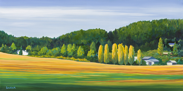 "Out Wallace Drive" &copy; - Original art by Lee (Lowther) Kergin