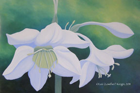 "Soft and White #2" &copy; - Original art by Lee (Lowther) Kergin