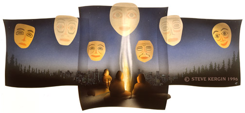 "Circle Of Light" &copy; - Original art by Steve Kergin