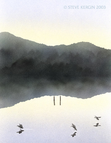 "Marking Time #2" &copy; - Original art by Steve Kergin