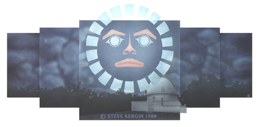 "Night Watcher" &copy; - Original art by Steve Kergin