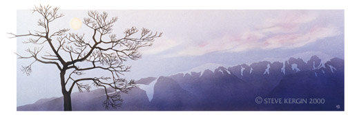 "North Of The Moon" &copy; - Original art by Steve Kergin