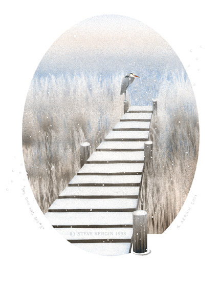 "The Sun Was Shy #2" &copy; - Original art by Steve Kergin