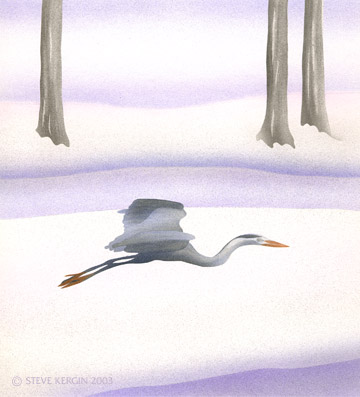 "Thin Ice #2" &copy; - Original art by Steve Kergin