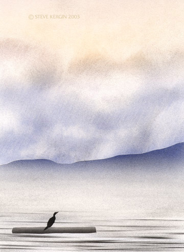 Wind Break #2 &copy; - Original art by Steve Kergin