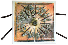 "My Father's House &mdash; Wayfinding" &copy; - Original art by Steve Kergin