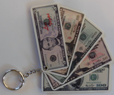 USA Bills Key Chain