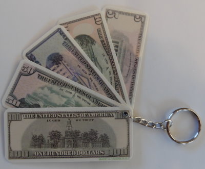 USA Bills Key Chain