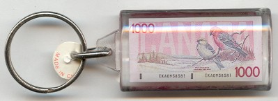 Canada 1000 Dollar Bill Key Chain