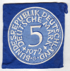 West Germany 5 Deutsche Mark Coin Pot Holder