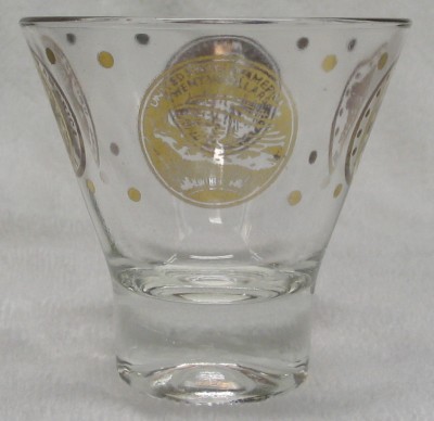 USA $20 Gold Coins Glass Cup