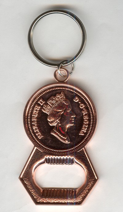 Canada One Cent Key Chain