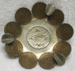 Mexico 20-centavos Coins Ashtray