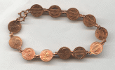 USA Lincoln Memorial Cents Bracelet