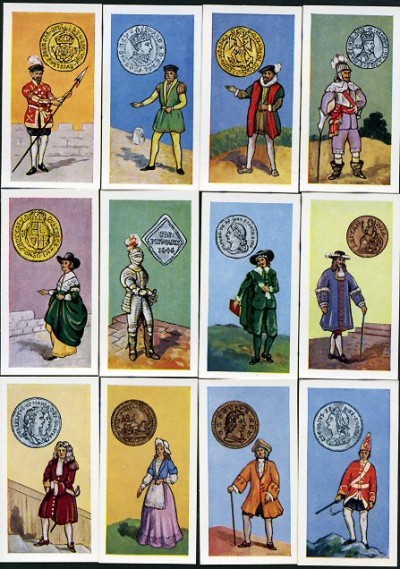 British Ancient Coins on Trading Cards