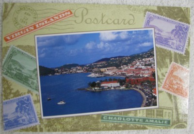 Virgin Islands Postage Stamps Postcard